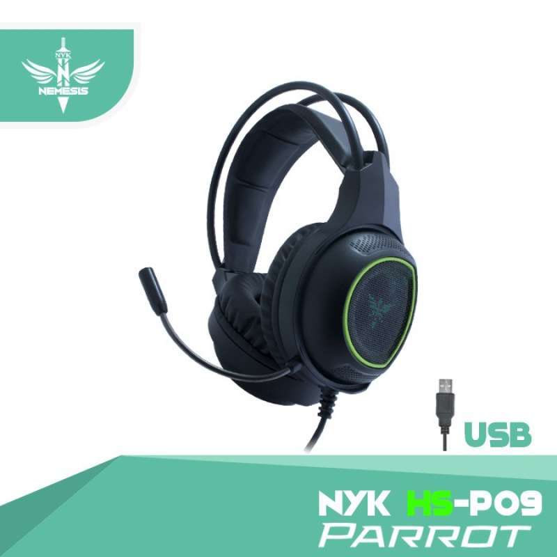 HEADSET GAMING SURROUND SOUND 7.1 NYK PARROT HS P09 XIONSTORE