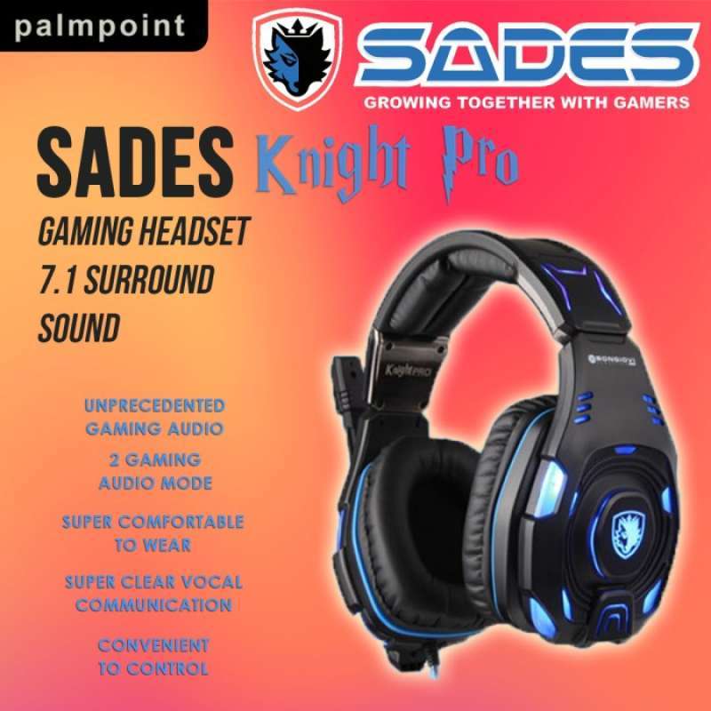 Promo SADES KNIGHT PRO BONGIOVI 7.1 GAMING HEADSET XIONSTORE