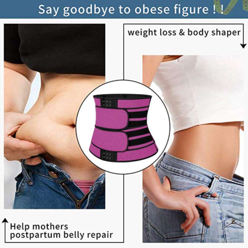Promo Womens Neoprene Shapewear Sweat Weight Loss Waist Trainer Tummy Control Belt Di Seller Homyl China Blibli
