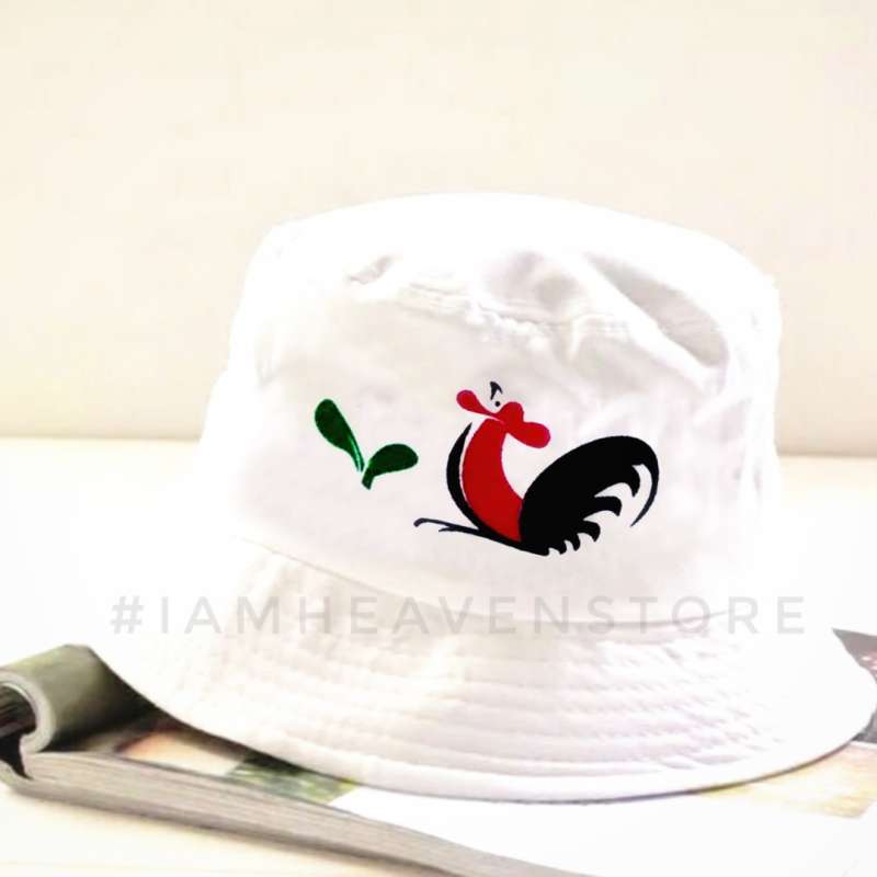 Promo Buckethat Mangkok Ayam Topi Bucket Ayam jago Diskon 10 di