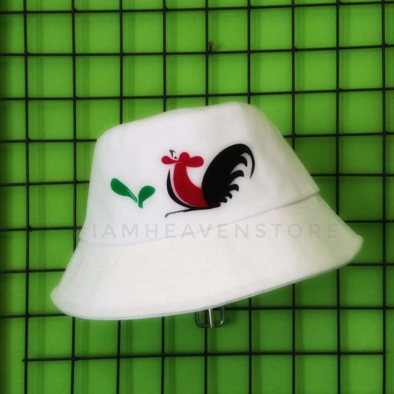 Bucket hat ayam jago clearance