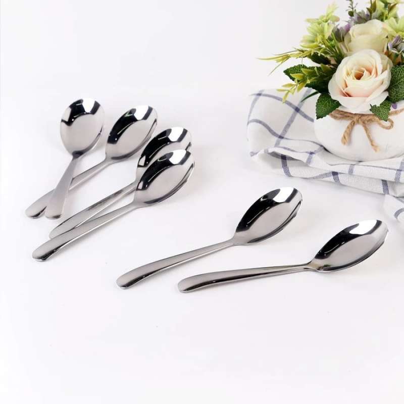 Jual Sendok Bebek Stainless Steel Besar Capodimonte Isi 6 Pcs Online Januari 2021 Blibli
