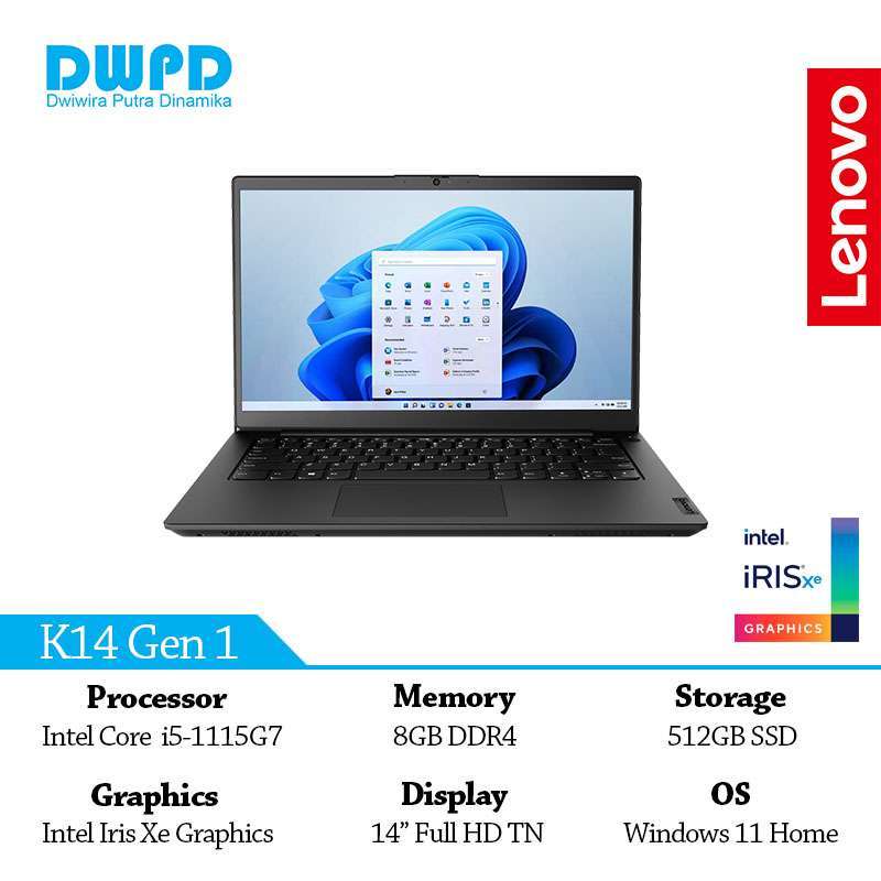 Lenovo K14 G1 4100 Intel Core i5-1115G7 8GB DDR4 512GB 14