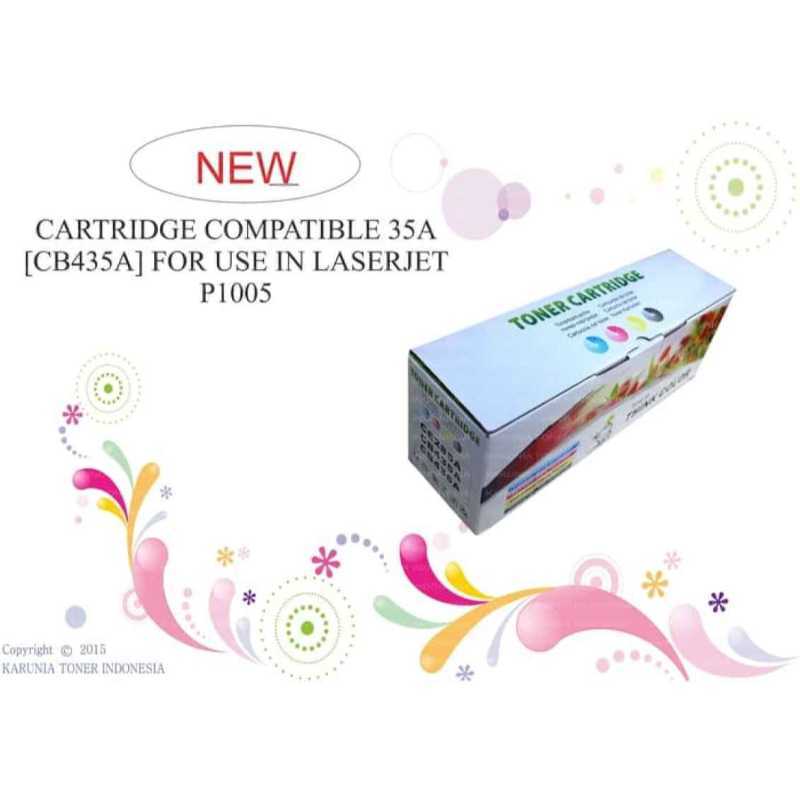 Jual Toner Cartridge Compatible HP 35A 