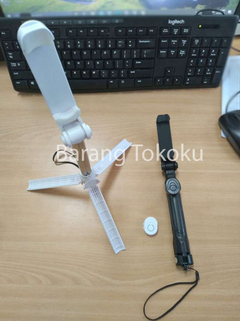 Jual Tongsis Xt10 Tongkat Tripod Bluetooth Selfie Stick Di Seller