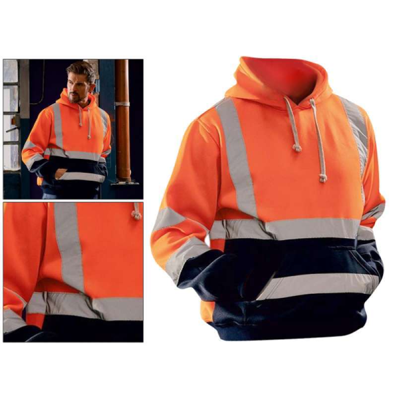 Promo Work Safety Hi Vis Mens Hooded 