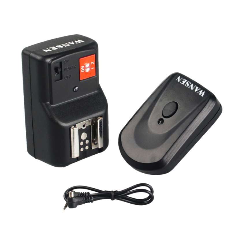 oem pt 04gy 4 ch channels wireless radio flash trigger with receivers for canon nikon dslr camera