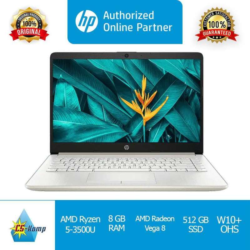 hp laptop 14s dk0158au gold amd ryzen 5 radeon vega 8 ram 8gb ssd 512 gb w10 ohs