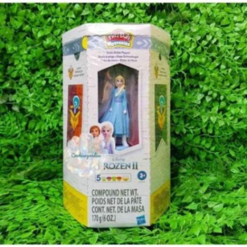 frozen snow globe play doh
