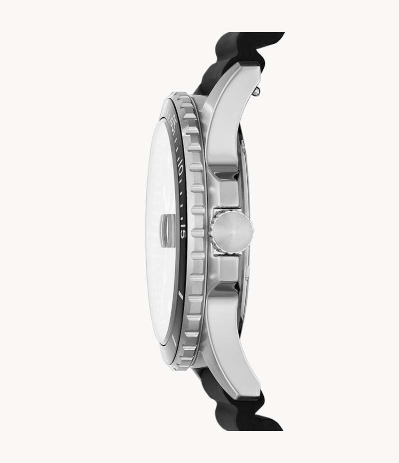 Promo Fossil Three-Hand Date Black 