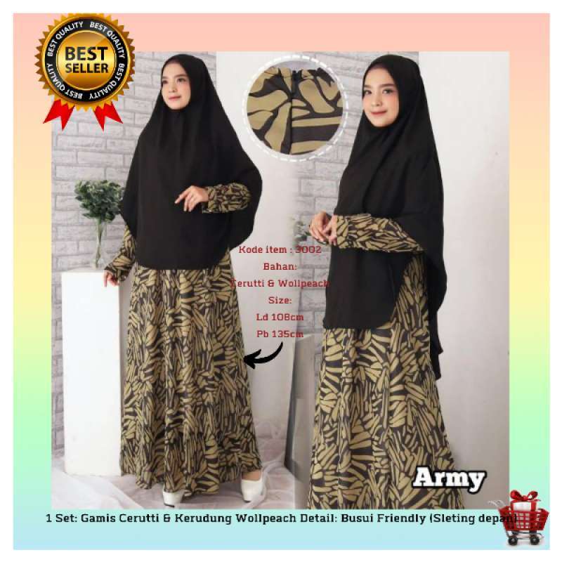 Jual Baju Gamis Syari Syar I Set Baju Gamis Cerutti 3002 Gamis Murah Gamis Wanita Online Januari 2021 Blibli