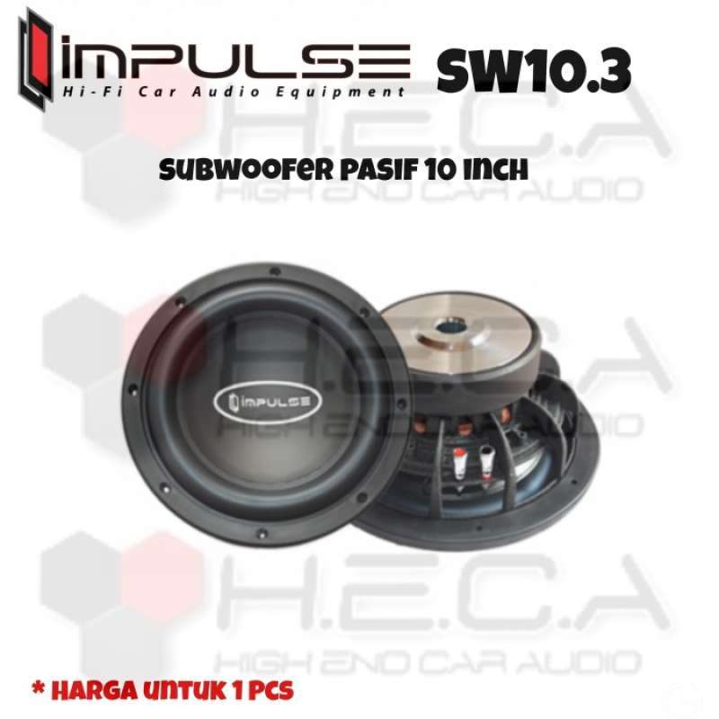 Jual Impulse Sw10 3 Subwoofer Pasif 10 Audio Mobil Bass Bagasi Sub Online Februari 2021 Blibli