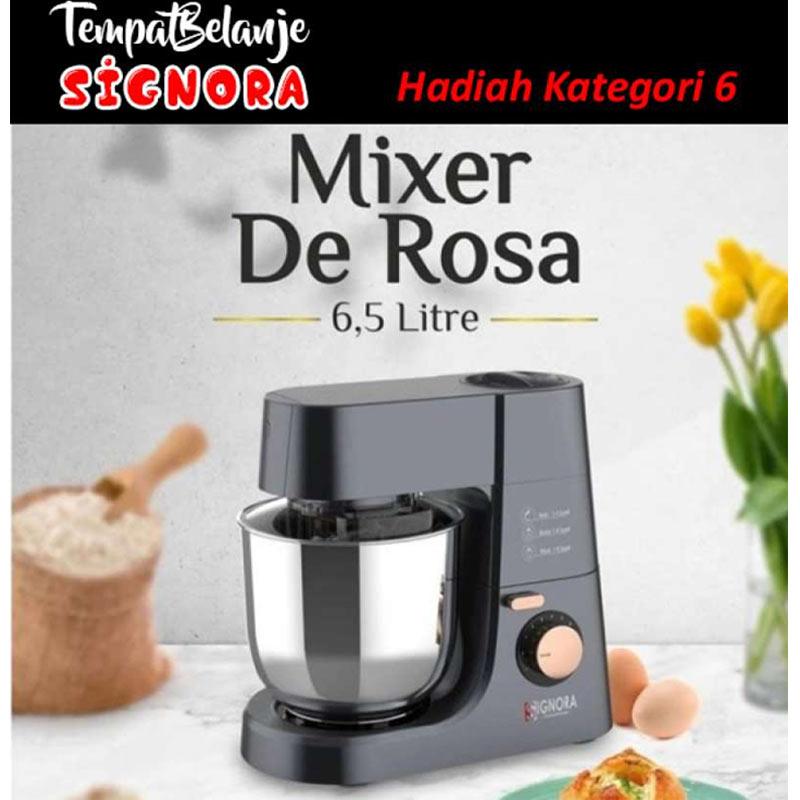 Jual Signora Mixer De Rosa 6 5 Liter 6 5lt Standing Kapasitas Besar 1 Kg Kering 2 Kg Basah Murah Mei 2021 Blibli