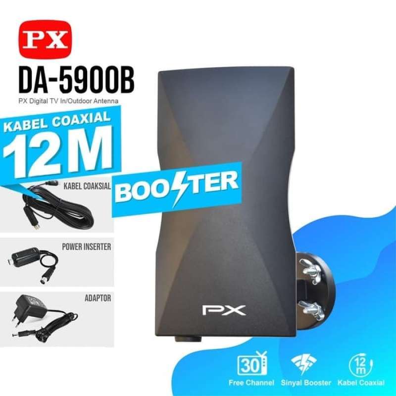 Jual Antena Tv Digital Kabel 12 Meter Booster Indoor Outdoor Px Da 5900b Dss Online Desember 2020 Blibli