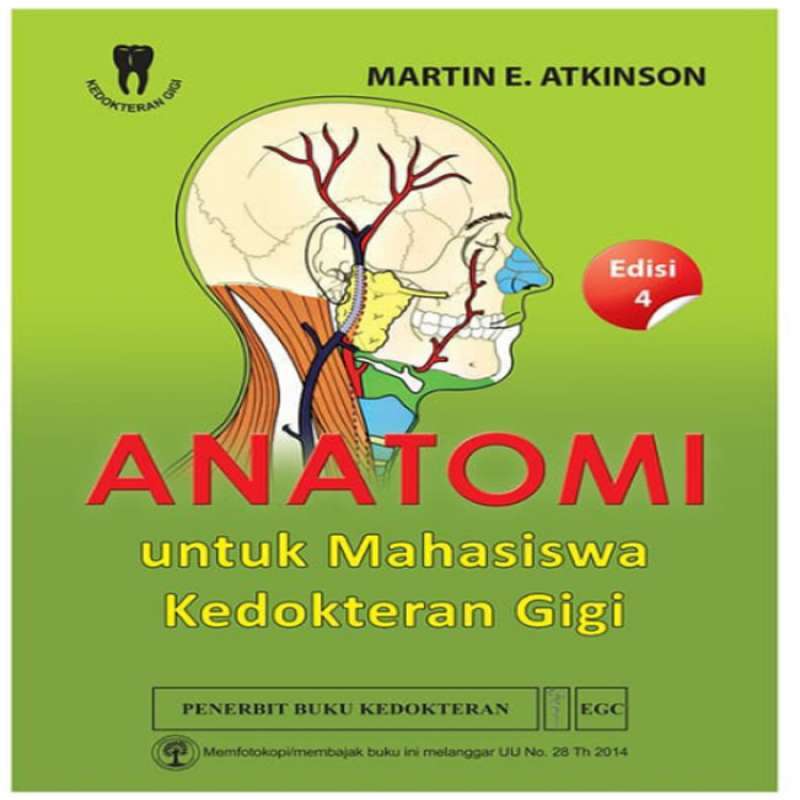 Jual Anatomi Untuk Mahasiswa Kedokteran Gigi Edisi 4 Martin Egc Original Online April 2021 Blibli