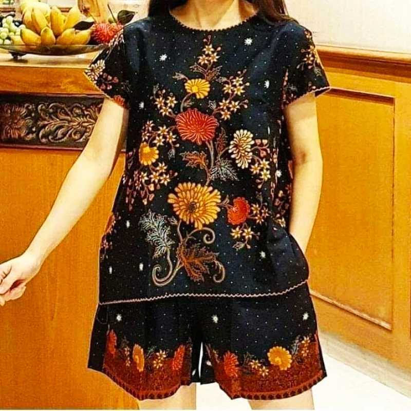 Promo Snoebel JKR BLACK SF Daster Setelan Celana Pendek Batik Anak Remaja Homedress di Seller SnowBel - Kab. Pekalongan, Jawa Tengah | Blibli
