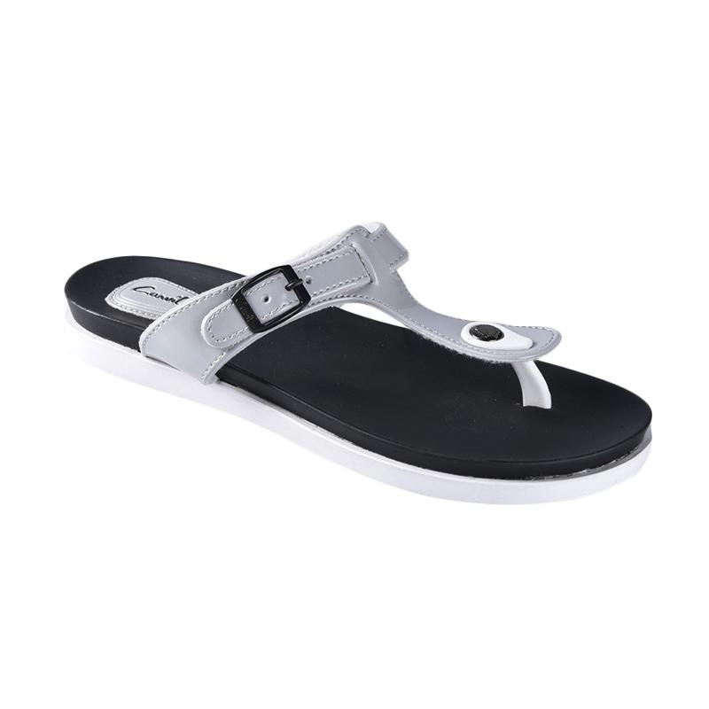 Carvil UTTARAN-01 Sandal Flat Wanita - Grey