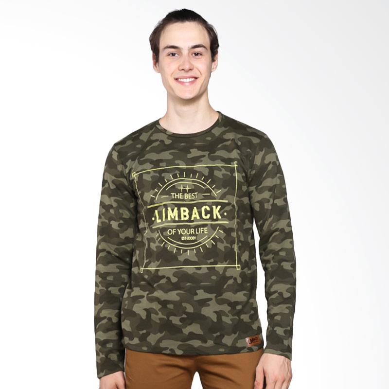 Limback 3039 The Best Sweater Pria - Hijau Army