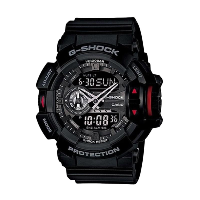 Casio G-Shock Men Black Resin Strap Watch GA-400-1B
