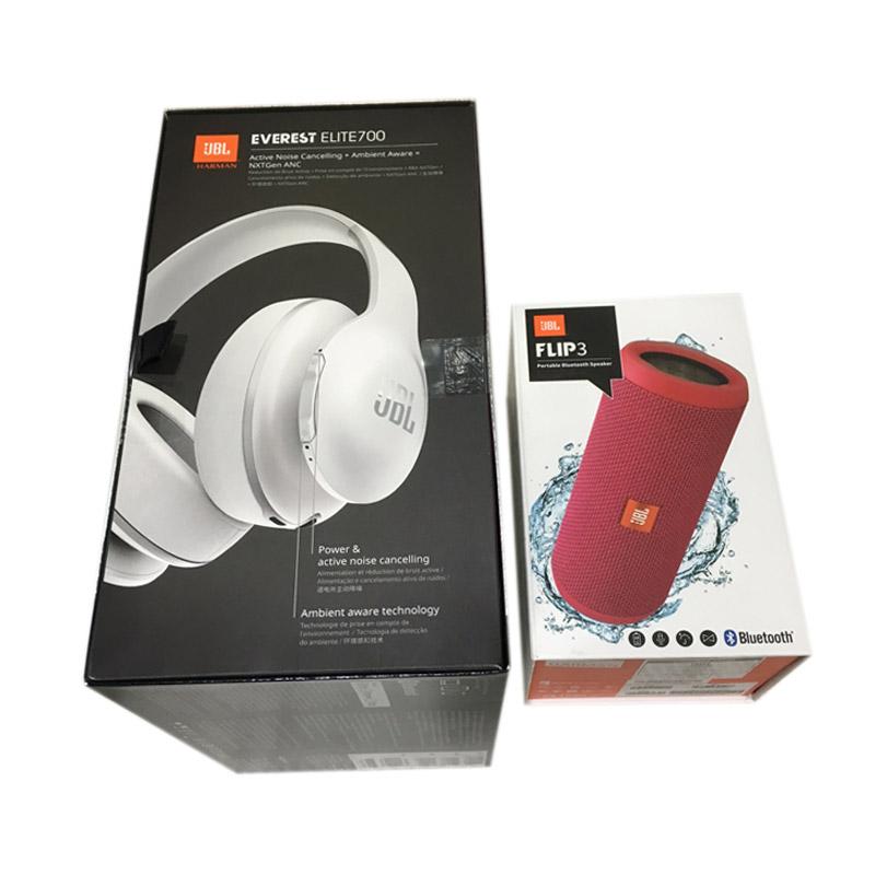 Jual Jbl Everest Elite 700 Headset White Free Jbl Flip 3 Online Desember Blibli