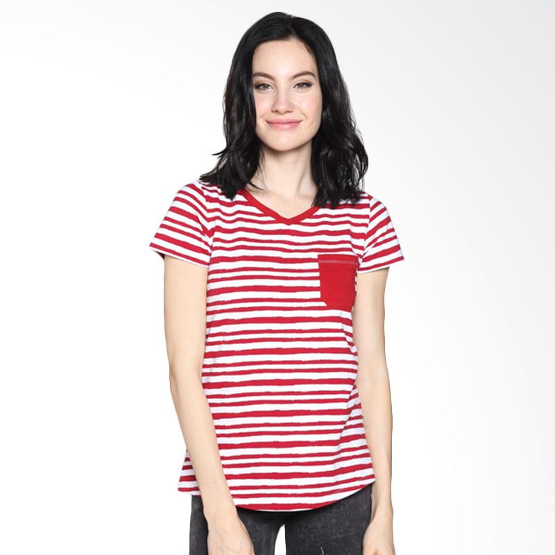 Lois Girl KSC 436 Top T-shirt - Red White Extra diskon 7% setiap hari Extra diskon 5% setiap hari Citibank – lebih hemat 10%