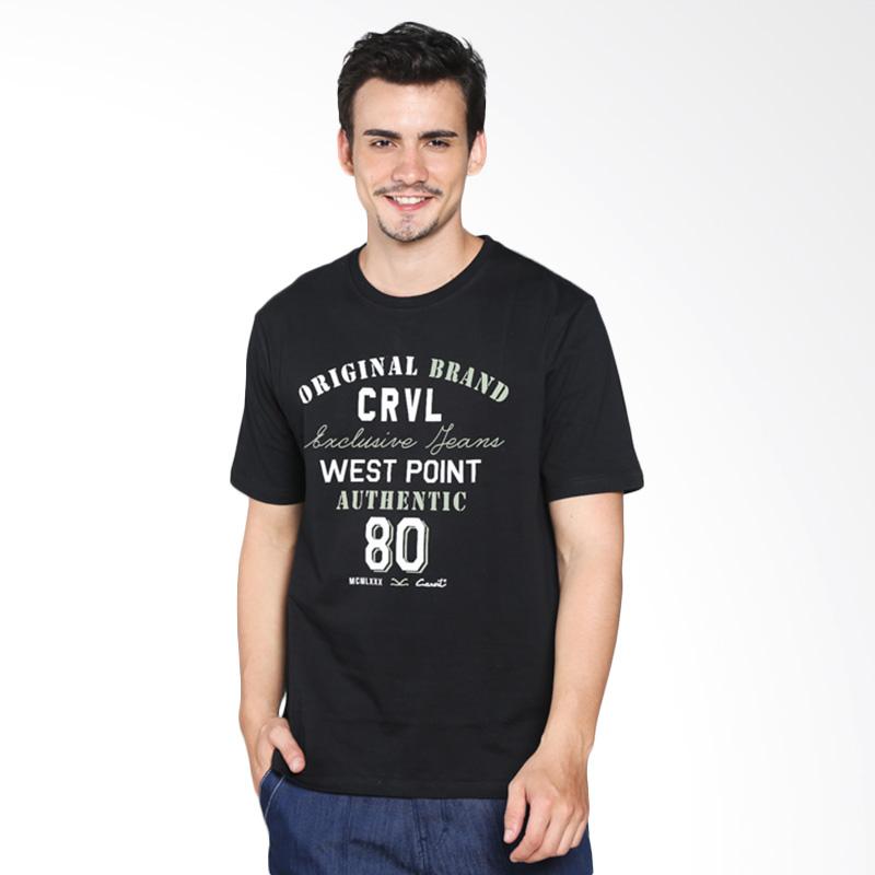 Carvil Men 11.TEE.BB2.05/ TEEBLK-B2 T-Shirt Pria - Black Extra diskon 7% setiap hari Extra diskon 5% setiap hari Citibank – lebih hemat 10%