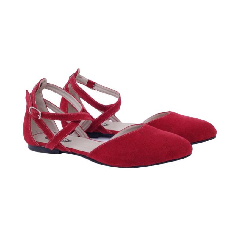 Gareu & Co Flat Shoes 334 Sepatu Wanita - Merah