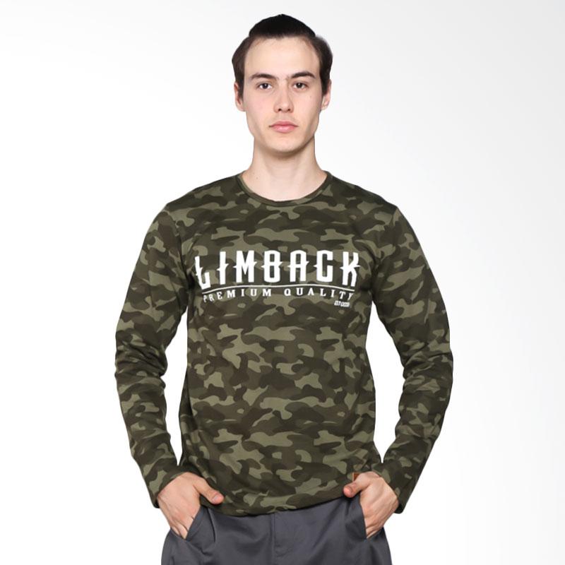 Limback 3032 Premium Sweater Pria - Hijau Army