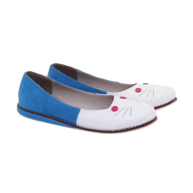 Gareu & Co Flat Shoes 249 Sepatu Wanita - Biru