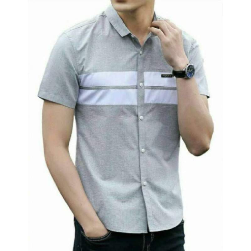 Jual Kemeja Pria Lengan Pendek Kemeja Cowo Cowok Online Desember 2020 Blibli