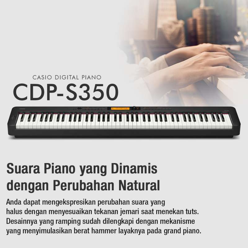 Promo Casio CDP S350 Portable Digital Piano 88 keys Diskon 20 di