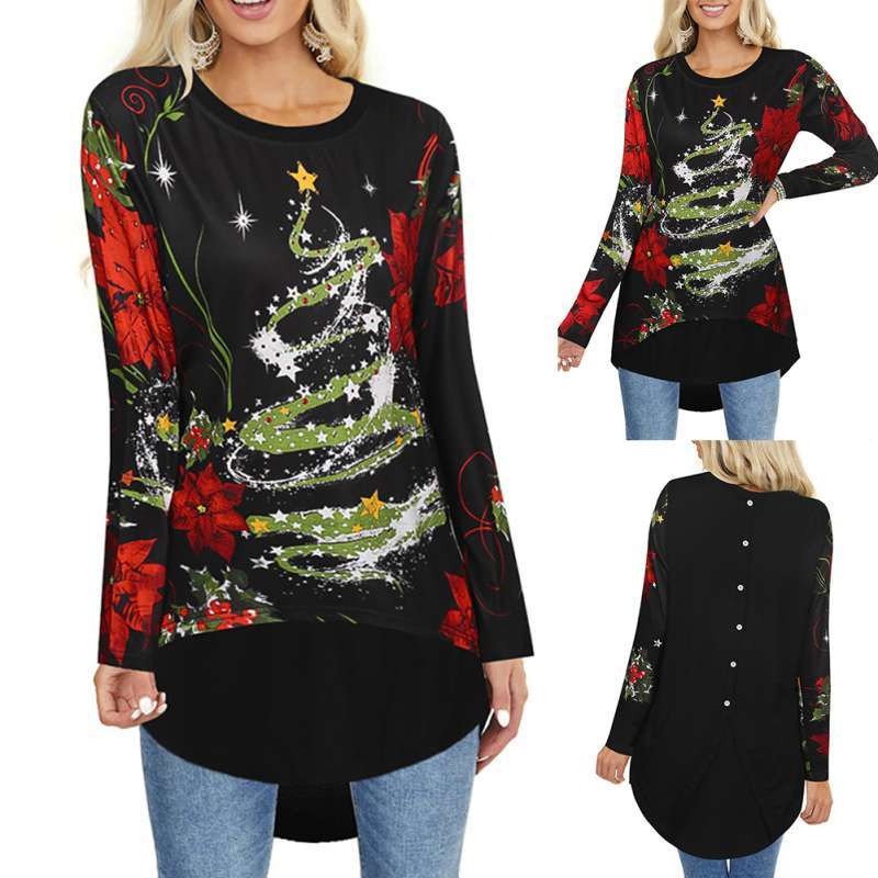 Promo Bluelans Women Christmas Long 