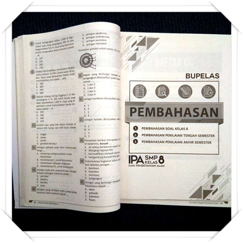 Jual Bupelas Pemetaan Materi Bank Soal Ipa Smp Kelas 8 Online April 2021 Blibli