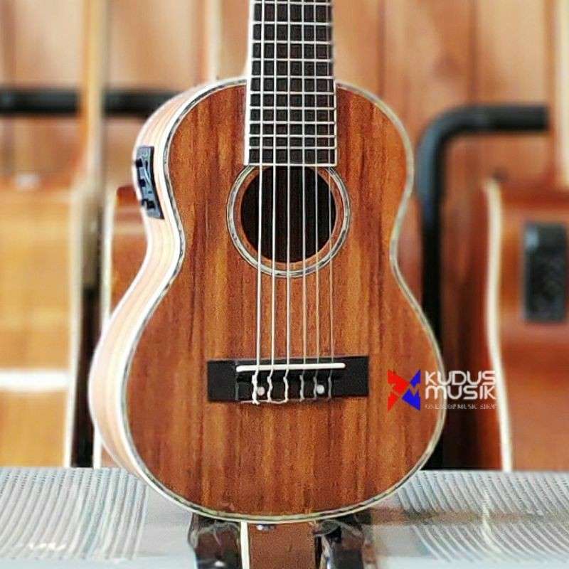 Promo Gitar ukulele akustik elektrik harvey preamp lcd tuner buat
