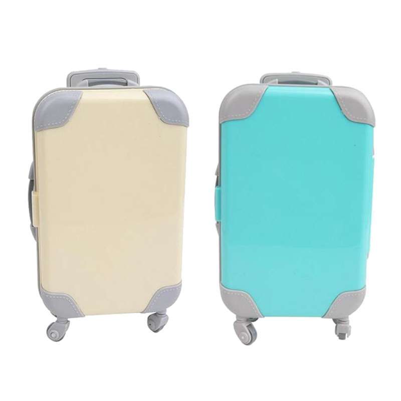 Plastic American Doll Suitcase 3D Trunk 