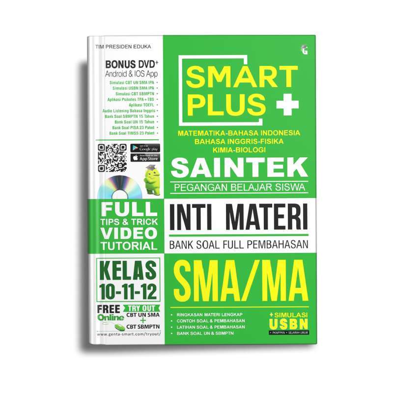 Jual Buku Materi Soal Sma Smart Plus Sma Ma Saintek Inti Materi Bank Soal Full Pembahasan Terbaru Juli 2021 Blibli