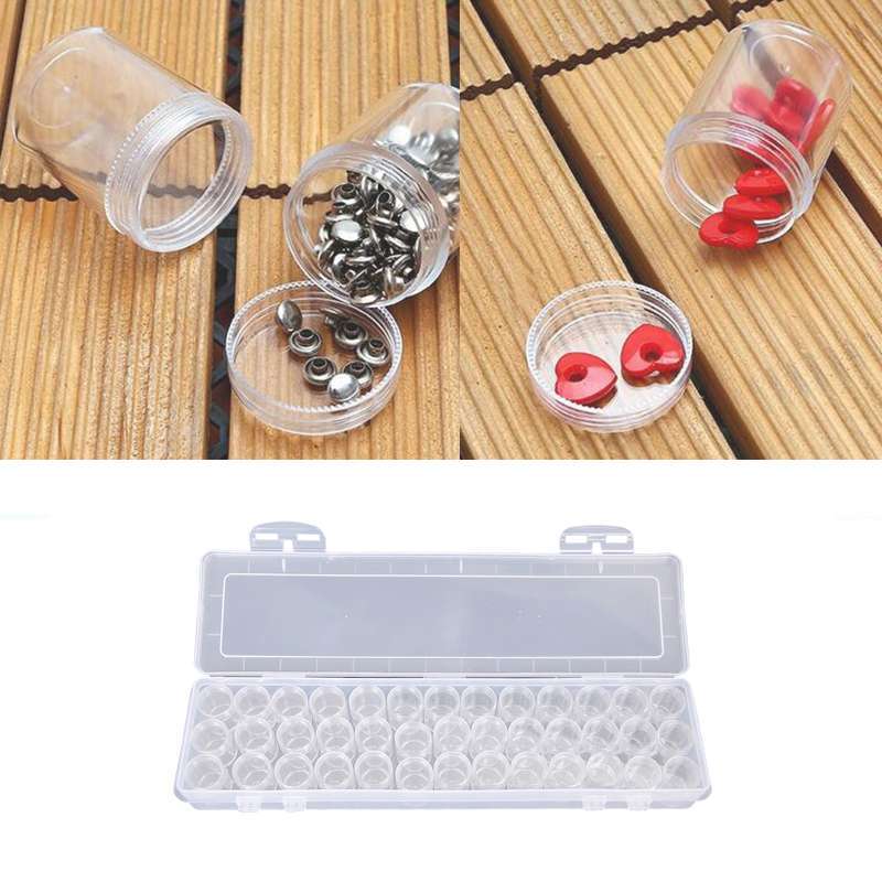 Jual 39 Slot Diamond Painting Accessories Beads Storage Rhinestone Container Case Online Maret 2021 Blibli