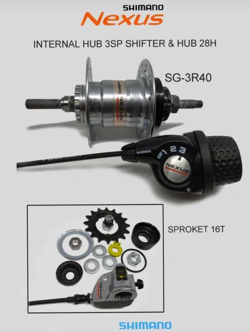 Jual Internal Gear Shimano Nexus 3speed Sg3r40 Ori 100 Di
