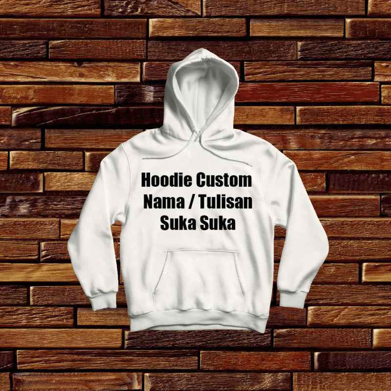 Harga hot sale hoodie custom