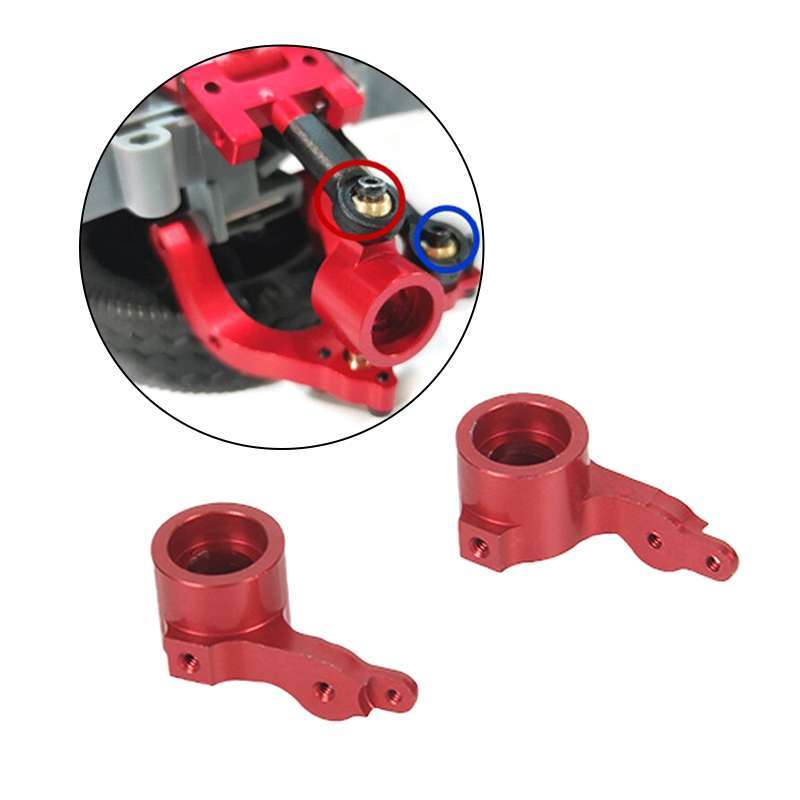 Details about  / Alloy Lower Suspension Arm Steering Hub Carrier Set for WPL D12 1:10 RC Car