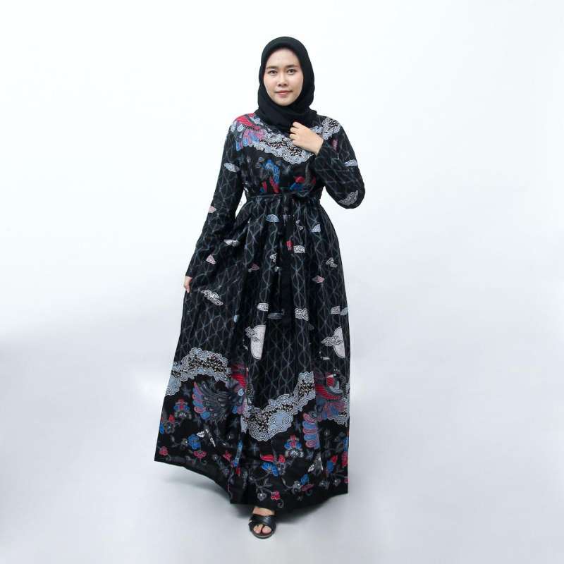 Gamis Batik Wanita Dewasa Tali Samping Resleting Depan Motif Megamendung Terbaru Agustus 2021 Harga Murah Kualitas Terjamin Blibli