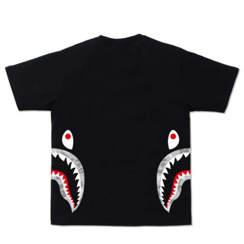 Bape Digital Camo Side Shark T-shirt 