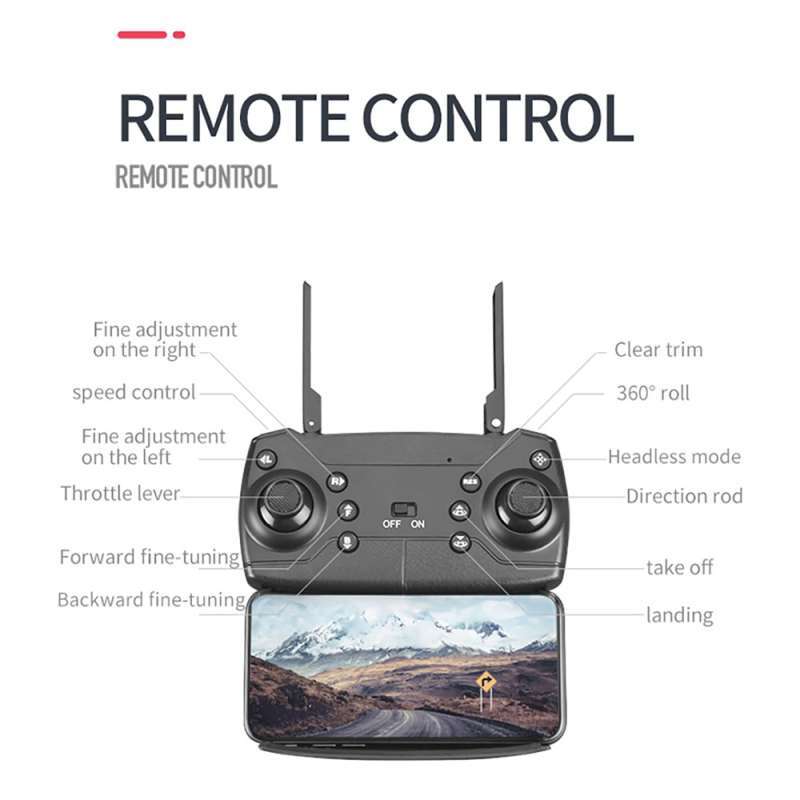 Jual Quadcopter Drone 4K Camera WiFi SMRC M6 Smart Follow dua 2