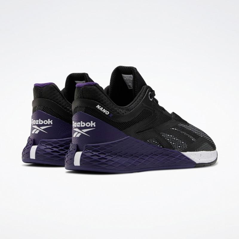 Jual Reebok Men Training Nano X Shoes REE2 EF7071 BLACK WHITE