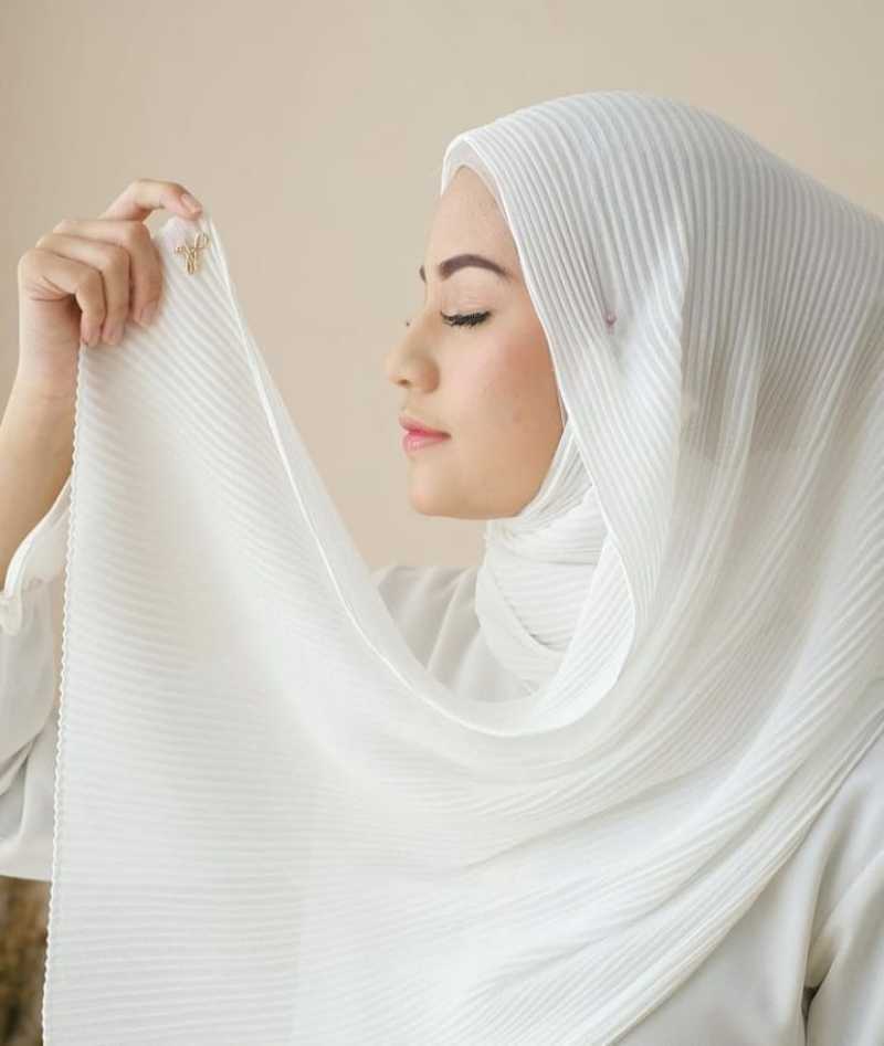 Plisket jilbab pashmina hijabkekinian: hijab