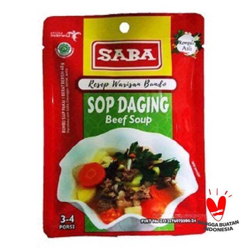 Jual Saba Bumbu Masak Sop Daging Instant 40gr Terbaru Juli 2021 Blibli