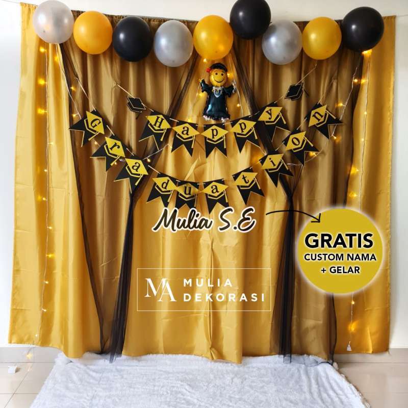 Jual Dekorasi Backdrop Wisuda Kelulusan Background Bekdrop Diy Paket Graduation 1 Online Maret 2021 Blibli Lalu apa arti selamat wisuda dalam bahasa arab? dekorasi backdrop wisuda kelulusan background bekdrop diy paket graduation 1