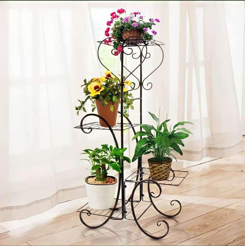 Jual Standing Pot Bunga Besi Mahkota 4 Susun Standing Planter Shabby 4 Tingkat Online April 2021 Blibli