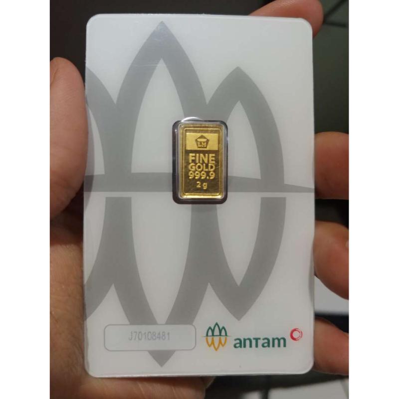 LM Emas Antam 2gr 2 gram 2020/2021 Redmark Certieye Certicard