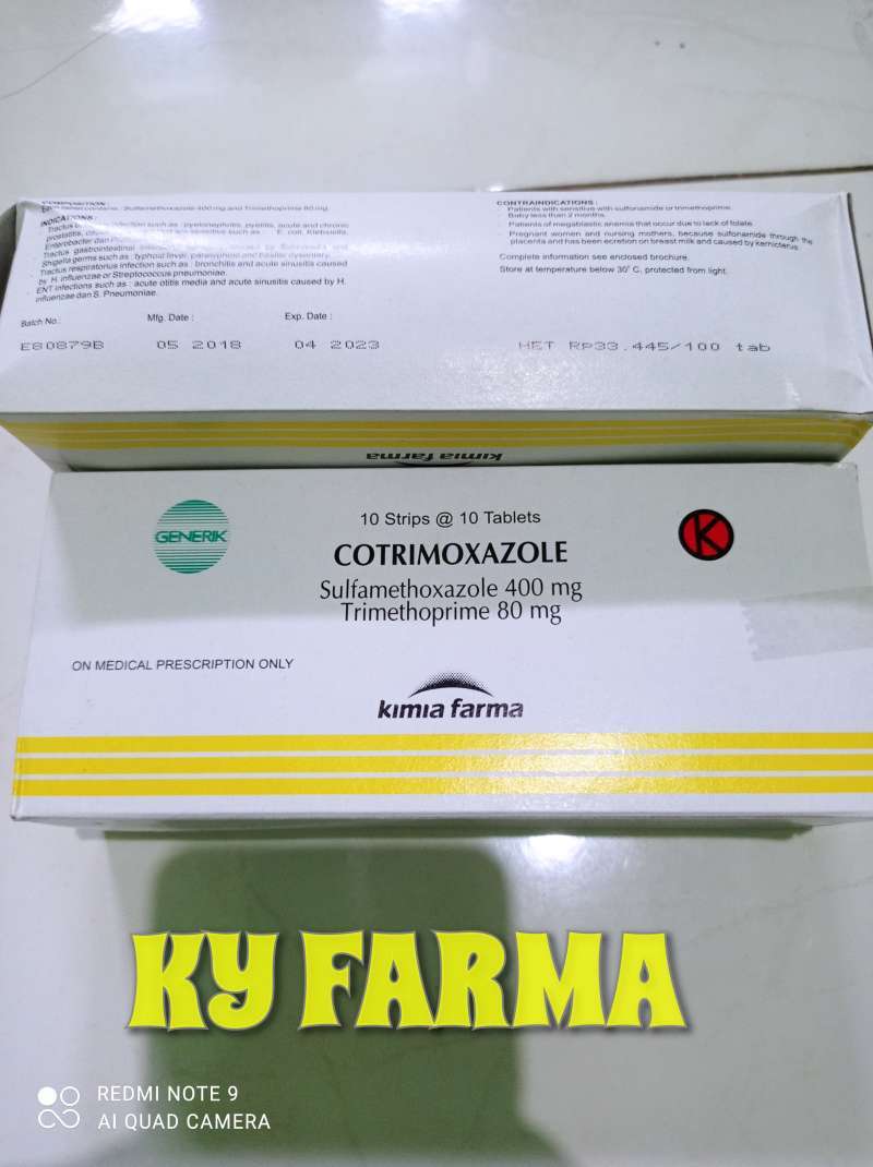 Jual Cotrimoxazole Perbox Isi 100 Tablet Murah Mei 2021 Blibli